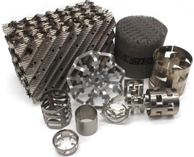 Random Metal Stainless Steel 304 Random Metal Pall Ring Packing For Adsorption ...
