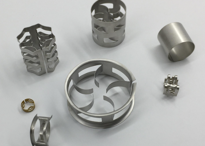 Column Packing Rings Stainless Steel 304 Random Metal Pall Ring Packing For Adsorption ...