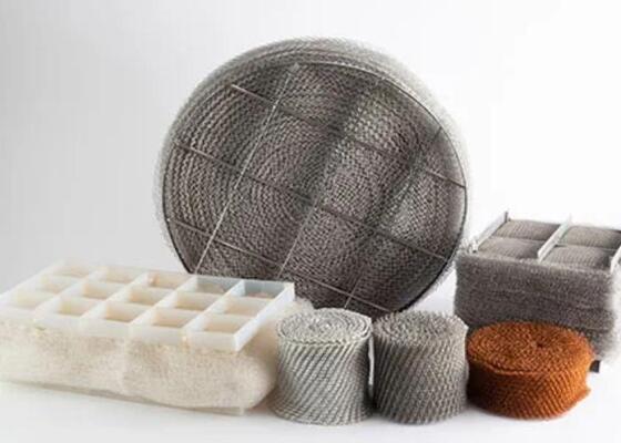 High Performance Demister Pad Stainless Steel Knitted Mesh Mist Eliminator
