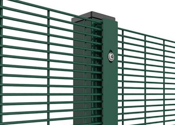 Durable Powder Coating Welded Anti Climb 358 Anti Climb Fence Trellis & Gates For Airport