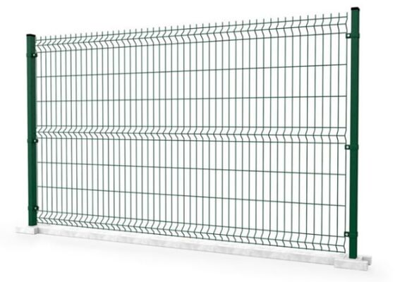 Recinto de malla soldada curva 3D recubierta en polvo para el sistema de cercas de seguridad perimetral