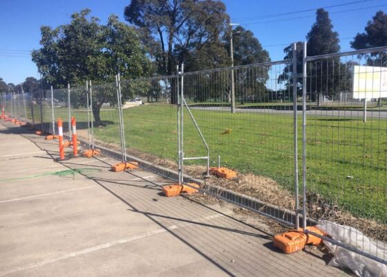 Tháp bảo mật tạm thời có thể di chuyển được thép Australia Style Mobile Fence