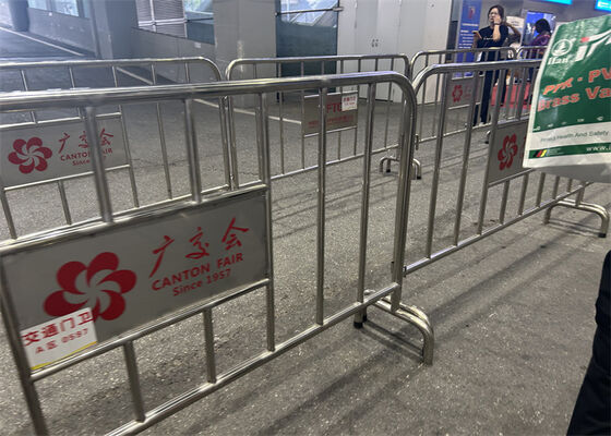 Removable Portable Metal crowd control fencing For Key Event  4*8ft