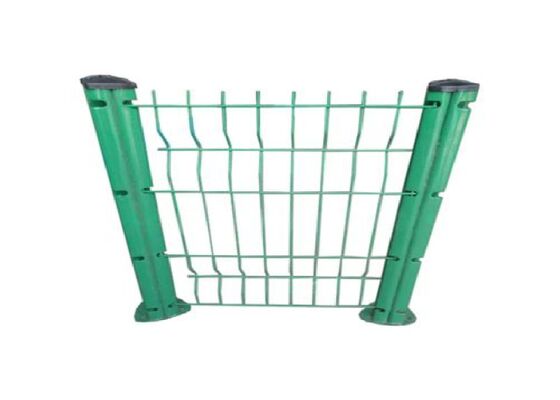 3D V Fold Fence Panel 4mm Wire Hot Dip Galvanized Powder Coated