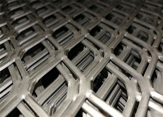 Black Expanded Metal Mesh Sheet For Wall Reinforcement 1.22*2.44m