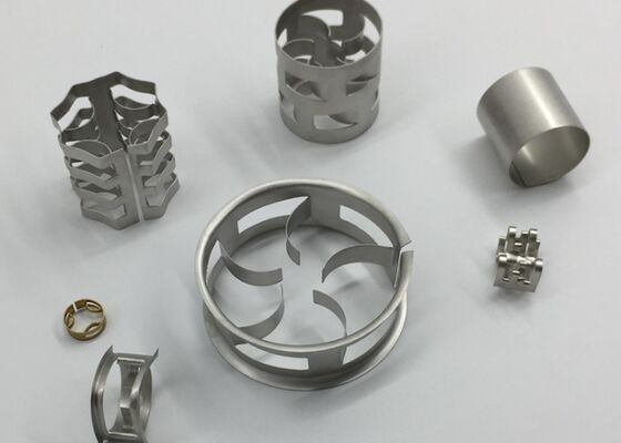 Packed Column Rings Stainless Steel 304 Random Metal Pall Ring Packing For Adsorption ...