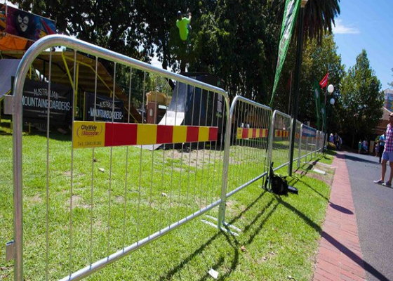 Concerto Removível Portátil Festival Controle de multidão Barreira de Segurança Eventos 1.1x2.1m
