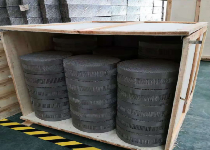 Mct Packing Module Compact Metal Structure Packing Module Low Pressure Drop High Capacity